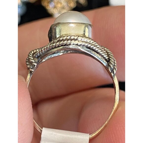 Ring Size 6 Sterling Silver 925 Women Semi-Precious Stone - Picture 3 of 10